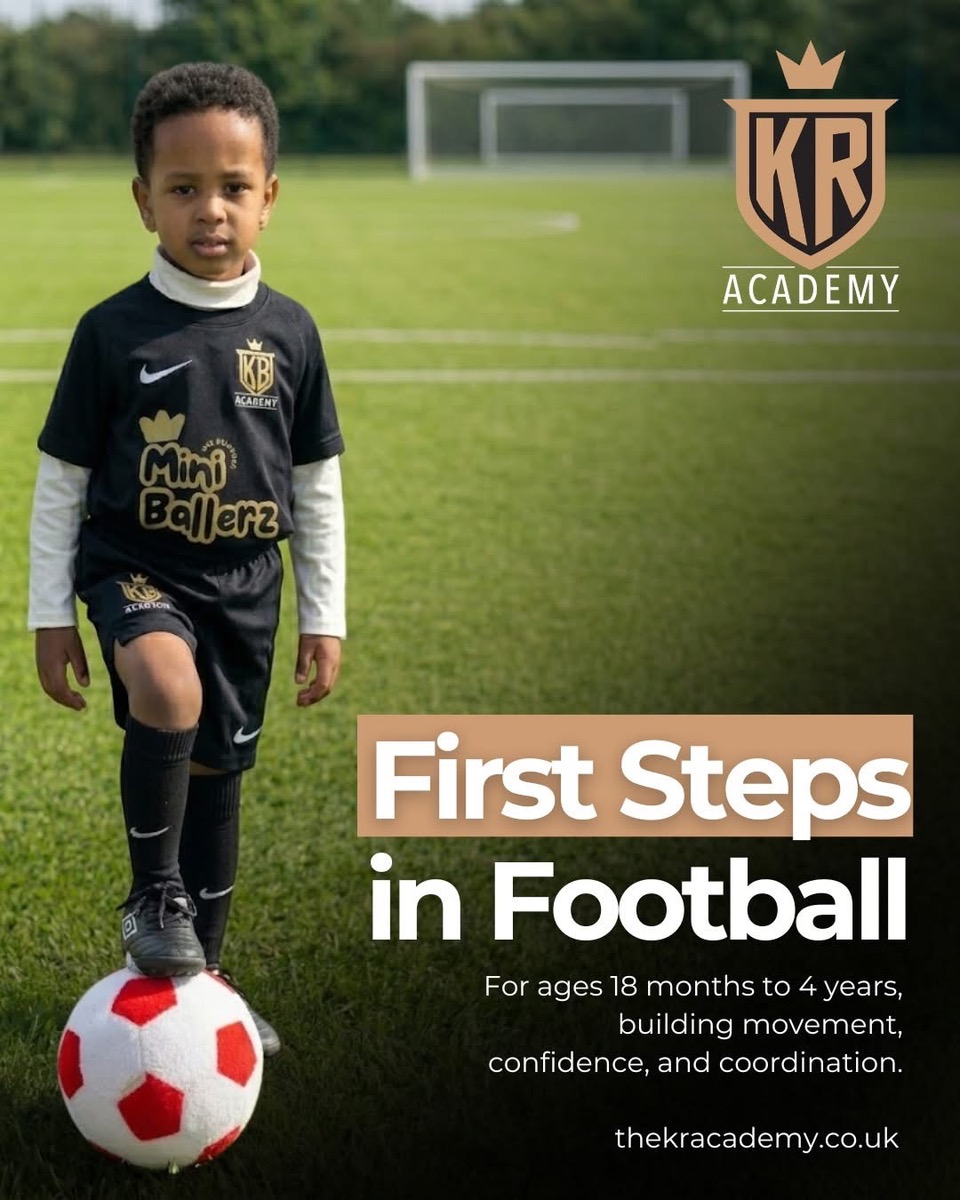4 year old playing football in dunstable